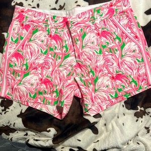 Lilly Pulitzer the Callahan short pink flamingo size 2
